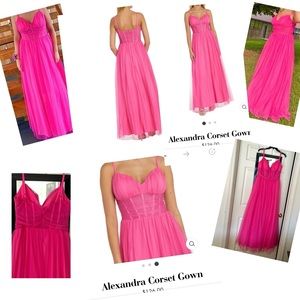 Morgan & co Alexandra corset gown